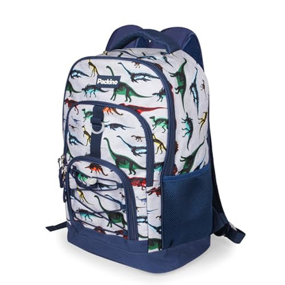School Backpack for Teen Girls Bookbags, Large Capacity Water Resistant Laptop Bags Elementary High School Women Travel Daypacks - color: Dinosaur
