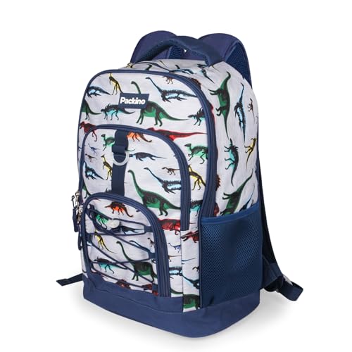 School Backpack for Teen Girls Bookbags, Large Capacity Water Resistant Laptop Bags Elementary High School Women Travel Daypacks - color: Dinosaur
