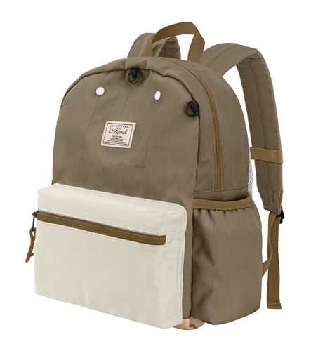 Toddler Backpack for Boys 2-5: Preschool Kindergarten 13" Daycare Backpacks Fit A4 Folder - color: Peanut White, style: Ages 2-5 (13" H Fit A4 Folder)