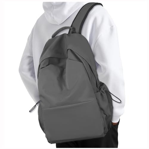 NEOREAL Laptop Backpack for Work, College, Travel, Lightweight Waterproof Daily Backpacks for Men Women, Sport Rucksack Computer Bag Fits 15.6 Inch Notebook, Grey - color: Grey
