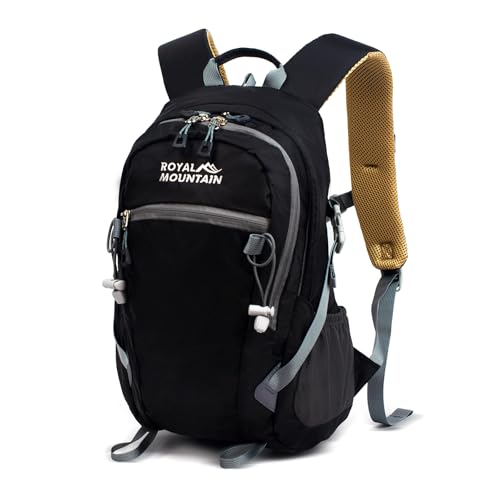 Hiking Backpack With Rain-cover, 20L Travel Backpacks For Women Men, Camping Daypack Backpacks Lightweight, Durable Hiking Backpack Fit For Camping, Daily Commuting, Short Trips (Black) - color: Black, size: 20L
