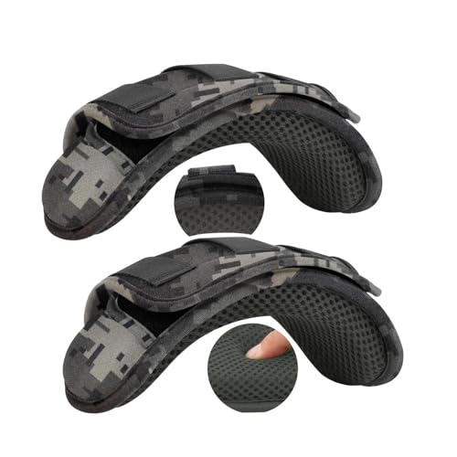 ZINZ 2-Pack Tactical Shoulder Pad, Ultra-Thick Comfort Cushion for Vest Straps, Backpacks, Breathable & Shock-Absorbing,Camouflage-gray - color: Camouflage-gray