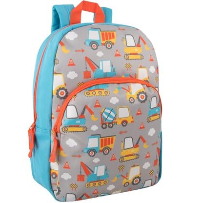 Trail maker Wholesale Kids Backpacks for Boys, Girls Bulk Backpacks 24 Pack with Fun Patterns, Adjustable Padded Straps - color: Male Fantastic Creature Prints