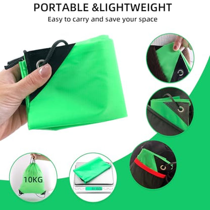 Drawstring Backpacks,10 Pack — Lightweight Drawstring Bags, Gym Sack for Sports, Daily Use & Travel (10, Green) - color: Green