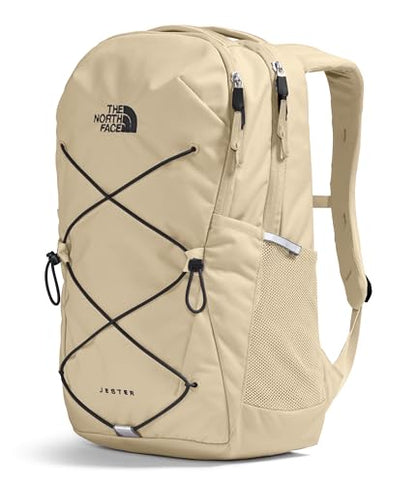The North Face Women's Jester Everyday Laptop Backpack - Commuter Travel Bag, Laptop Sleeve, Water-Repellent, Gravel/TNF Black, One Size - color: Gravel/Tnf Black