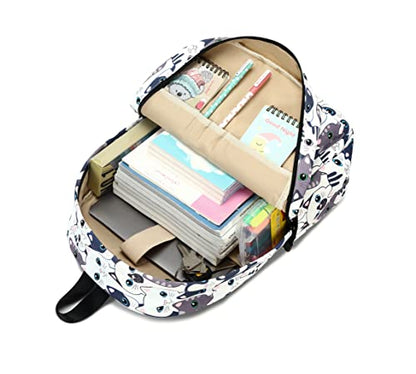 Joymoze Girls Backpack Set Cute School Bag for Girls Roomy Book Bag