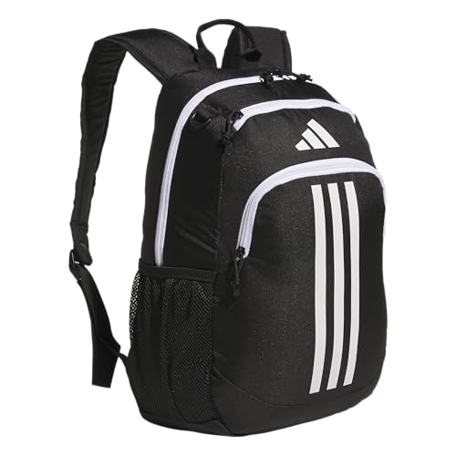 Originator Small Backpack for men and women, athletic book bag with laptop sleeve - color: Black/White