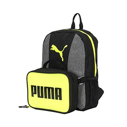 PUMA KIDS' EVERCAT BACKPACK & LUNCH KIT COMBO - color: Black/Yellow