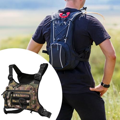 Menolana Chest Rig Bag Practical Running Chest Pack for Camping Sports Cycling Climbing