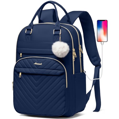 Laptop Backpack for Women School: 15.6 Inch Teens Girls College Bookbag Casual Daypack for Middle High School Student Waterproof Travel Backpacks for Teacher Nurse Business Work Bag Blue - color: 3-blue, size: 15.6 Inch