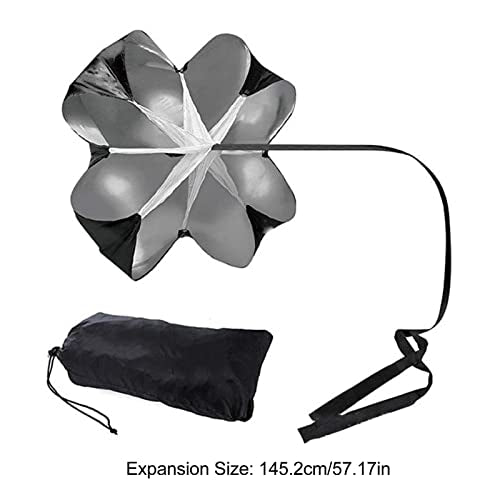 Speed Resistance Running Parachute Durable Adjustable Strap for Acceleration Training, Suitable for Track and Field Athletes, Coated Cloth
