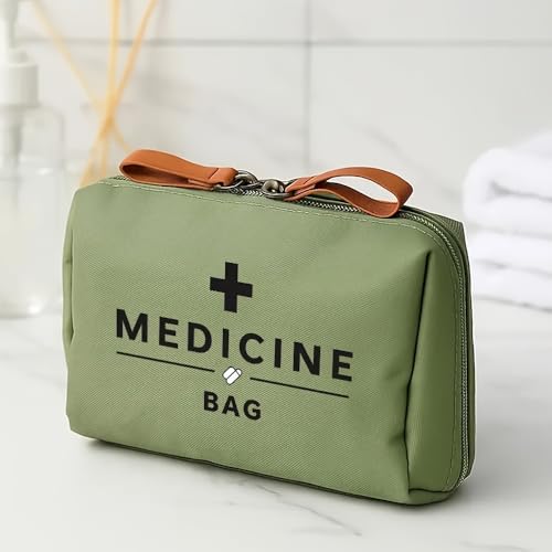 Travel Makeup Bag, Cosmetic Bag, Toiletry Bag, Makeup Organizer, Makeup Pouch for Women – Compact Waterproof PU Leather, Multi-Compartment, Black Cross Pattern, Travel & Birthday Gift