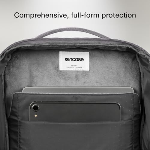 Incase A.R.C. Daypack 24L – Travel Backpack and Laptop Bag for School - Fits up to 16 inch Laptop - 4 Zippered Compartments, 2 Water Bottle Pockets - Commuter and College Backpack - Grey - color: Grey