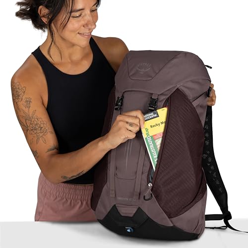 Osprey Hikelite LT 30L Hiking Backpack - Lightweight Travel Daypack with Rain Cover for Men and Women, Tundra Green - color: Tundra Green, style: 30l