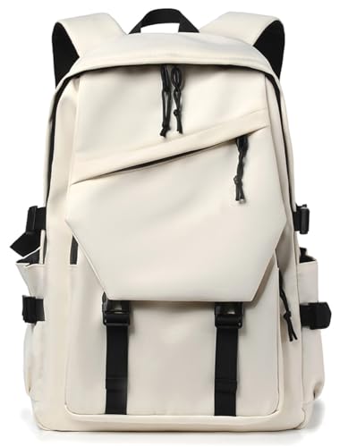 Leisure, College Backpack. Outdoor Travel, Stylish Lightweight Backpack. (off-white) - color: Off-white