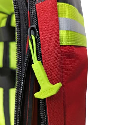 Kemp USA Premium Ultimate EMS Backpack Red Emergency Medical Trauma Bag - color: Premium Red