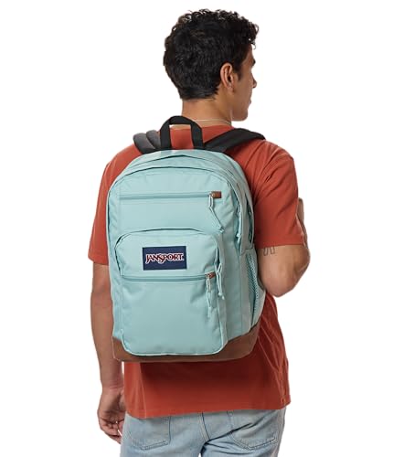 JanSport Cool Backpack with 15-inch Laptop Sleeve, Large Computer Bag Rucksack with 2 Compartments, Ergonomic Straps, Faded Sage - color: Faded Sage