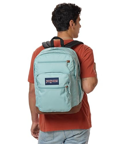 JanSport Cool Backpack with 15-inch Laptop Sleeve, Large Computer Bag Rucksack with 2 Compartments, Ergonomic Straps, Faded Sage - color: Faded Sage