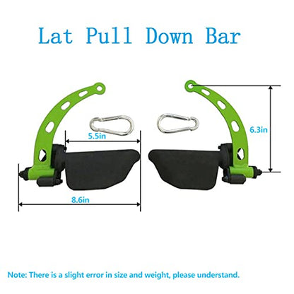 Adjustable Lat Pull down Bar, Cable Machine Attachments for Gym, Home Gym Fitness T-bar Row Pulldown Attachments, Lat Pull Down Machine Wide Grip Neutral Grip Handle - color: SP-PADDLE GRIP
