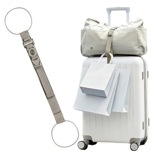 Multi Use Strong Adjustable Luggage Connector Straps, Luggage Straps for suitcases, Adjustable Luggage Strap Bungee for Suitcase Handle, Suitcase Straps for Multiple Bags, Trolley Bags (1PCS) - color: 1PCS