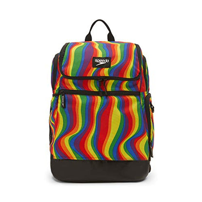 Speedo Unisex-Adult Large Teamster Backpack 35-Liter - color: 2.0 Rainbow Pride