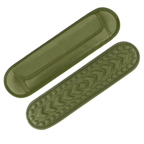 FIEIL 2 Pack Breathable Universal Shoulder Pad, 3D Cushion Air Backpack Strap Pads, for Shoulder Bags, Detachable Shoulder Strap Pad Pads Help Relieve Shoulder Pain(3D Air Cushion-Army Green) - size: 2 Pack 3D Air Cushion-Army Green