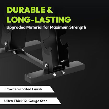 HANDBODE A-Frame Dumbbell Rack Heavy Duty Weight Stand for Dumbbells, Space-Saving Metal Storage Organizer, Sturdy Dumbbell Holder for Home Gym - style: 1 X 6-Tier A-Frame