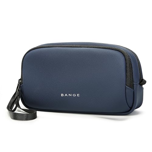 BANGE Travel Organizer Case, Water Resistant Electronics Travel Bag Organizer for Cable,Easy to store backpacks (Blue) - color: Blue