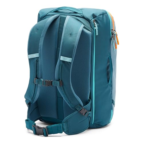 Cotopaxi Allpa 35L Travel Pack, Blue Spruce and Abyss - color: Blue Spruce/Abyss