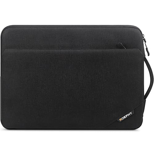 13 Inch Laptop Sleeve Case, Water-Resistant Laptop Protective Carry Case with Retractable Handle for MacBook Air/Pro/Neo,Microsoft Surface,Dell XPS 13,HP Envy,Lenovo ThinkPad,ASUS,Acer,Black - color: Black, size: 13 Inch for MacBook Air/Pro