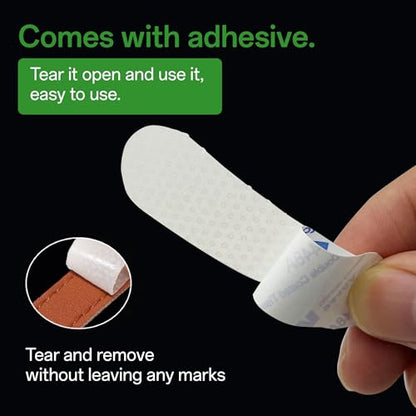 Non-Slip Grip Strip Pad - 12 Pack Clear Anti-Slip Patches for Purse Strap, Backpack Strap Keeper, Shoulder Straps for Bags - Fits Leather & Nylon (6 small, 6 big)