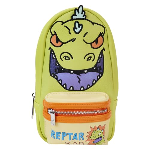 Loungefly Nickelodeon Rewind Mini Backpack Pencil Case - size: 4x2x8 inches