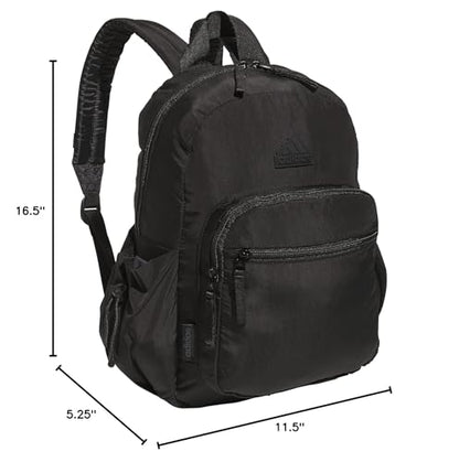 adidas Weekender Backpack – Small Lightweight Everyday Bag, 19L, Black/1, OSFA - color: Black/1