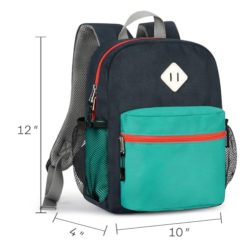 STEAMEDBUN Toddler Backpack for Boys 2-4, Kindergarten & Preschool Mini - color: Dark Blue Green, size: Mini - 12"H