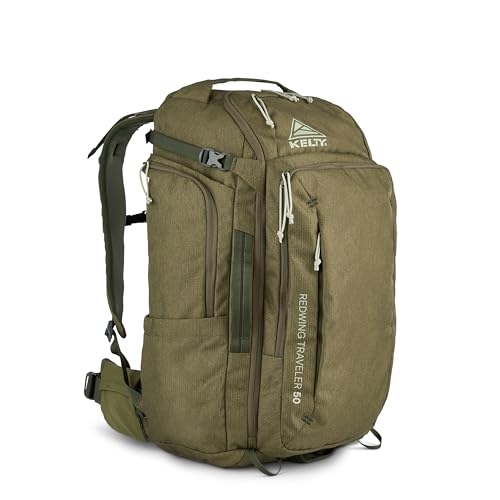 Kelty | Redwing Traveler Backpacks, Travel Pack for Adventure Travel - color: Burnt Olive, size: 50L