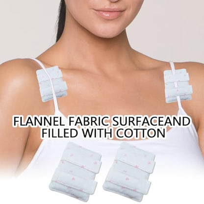 Bra Strap Pad Protector for Chest Port Pacemaker Pillow Post Surgery Bra Strap Cushion for Chest Heart Support Chemo Port Pillow for Bra Strap, 2PCS