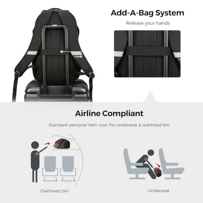 Swissdigital Design Backpack for Men with USB Charging Port SD803-103 - color: Brown Leopard