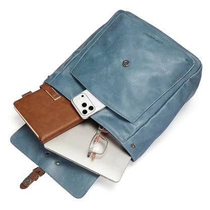 Montana West Backpack Purse for Women Casual Daypack Convertible Crossbody Backpack for Travel Work - color: Jean