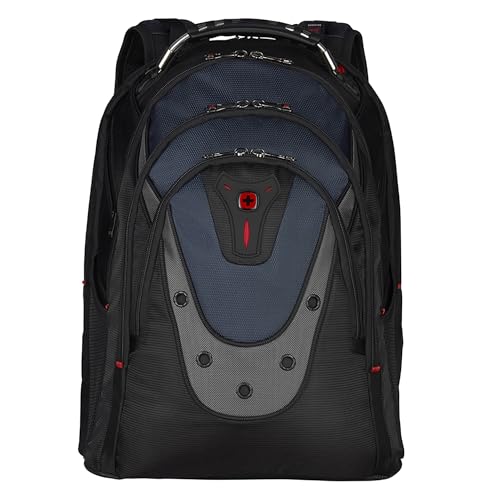 Wenger Ibex 17 inch Laptop Backpack, Men's and Women's Laptop Bag, Black/Gray/Blue - style: Wenger Ibex Laptop Backpack