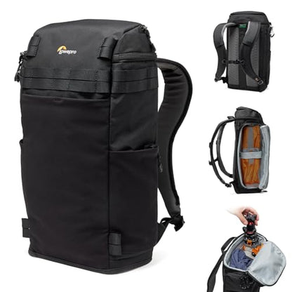 Lowepro ProTactic Lite BP 150 AW III Laptop Backpack, Top and Side access, Professional Camera Bag, DSLR/Drones/Mirrorless, Up to 14" Laptop, Rain Cover, for Photographer, Videographer, Volume 25L - style: Bp 150 Aw III