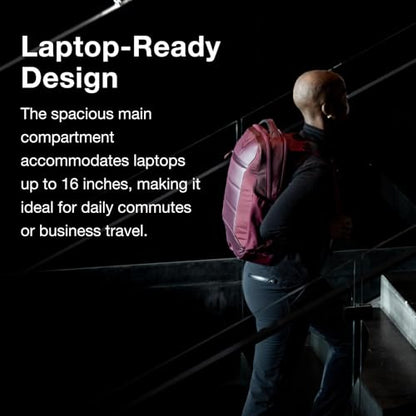 Osprey Ozone Slim Pack - Lightweight Laptop Backpack with AirScape Suspension, Water Bottle Pockets & Slim Travel Design - Fits Most 16" Laptops - Personal Item or Carry-On Compatible, Black - color: Black