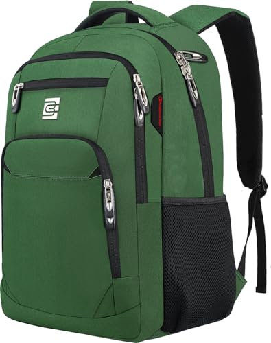 Volher Laptop Backpack,Business Travel Anti Theft Slim Durable Laptops Backpack,Water Resistant College Computer Bag for Women & Men Fits 15.6 Inch Laptop and Notebook-Green - color: Green, size: 15.6 Inch, style: Laptop