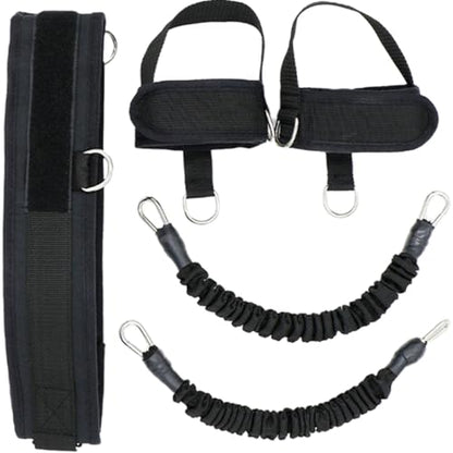 ORFOFE Professional Resistance Bands Ankle Straps Set Reusable Fitness Tube Bands for Leg Strength Training and Vertical Jump Exercise for Home Workout