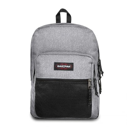 EASTPAK Pinnacle – 38L Everyday Backpack with Dual Compartments, Organizer Front Pocket, Quilted Back Panel & Shaped Shoulder Straps, Sunday Grey - color: Sunday Grey