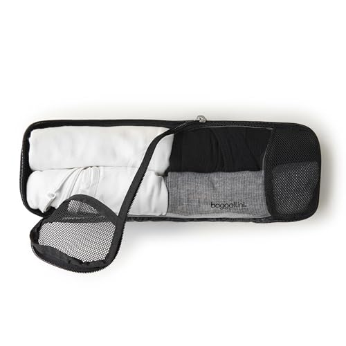 Baggallini Long Compression Cube - Lightweight Compression Packing Cube for Travel - color: Midnight Blossom