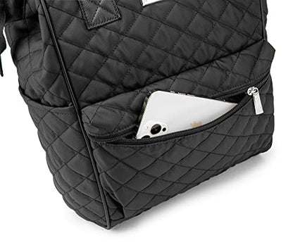 Kinmac Wide Open Style Laptop Backpack Travel Outdoor Backpack For Laptop Up to 15.6 Inch (Black Embroidery) - color: Black Embroidery（open Wide）
