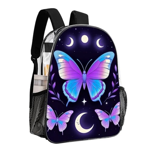 Rucksacks Lightweight Multipurpose Anti-Theft Magic Moon Moth Mystical Goth Astrology Art Shoulder Bag Big Capacity Traveling Camping Backpack With Side Pockets - color: Pattern 210