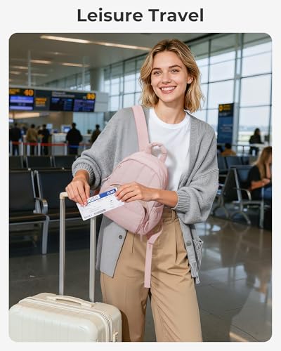 BAGSMART Mini Backpack for Women, Lightweight Puffer Small Backpack Purse, Quilted Casual Travel Daypack, Cute Water-Resistant Bookbag for Daily, Blackberry - color: Blackberry
