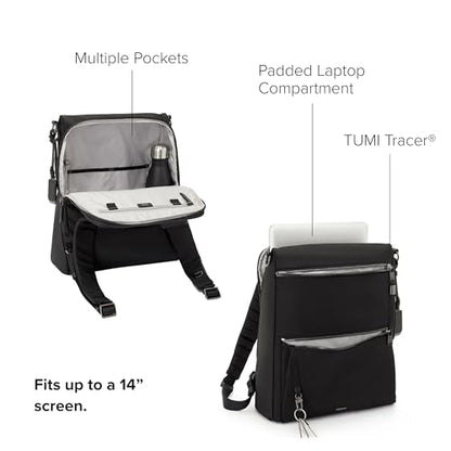 TUMI Voyageur Leigh Backpack/Tote Black/Gunmetal One Size - color: Black