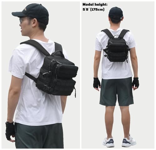 9L Mini Backpack for Men and Women, Small Backpack for Gym Hiking Travel Sports Running (Purple) - color: 9l-purple
